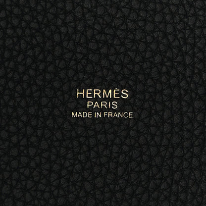 Hermes Taurillon Clemence Picotin Lock 22 MM Black 6 of 11