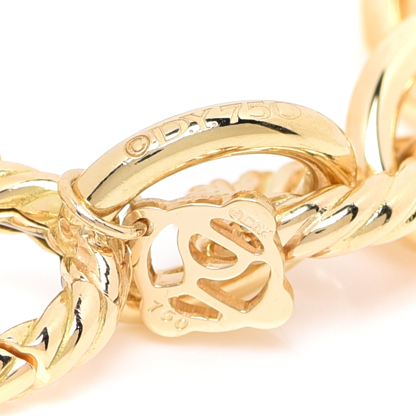 18K Yellow Gold 12mm Large Oval Link Bracelet
