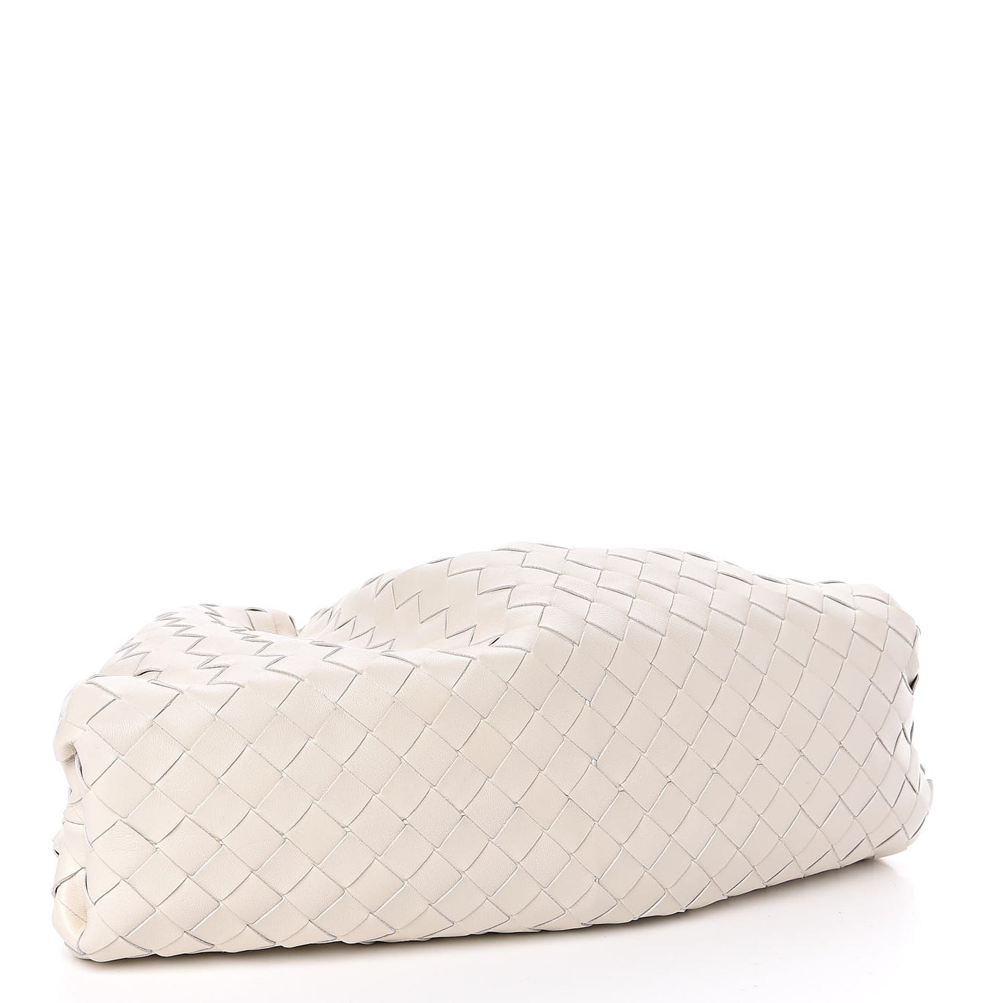 Nappa Maxi Intreccio The Pouch Oversized Clutch Plaster