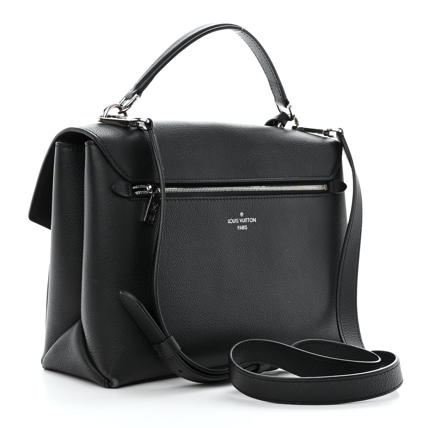 Louis Vuitton Soft Calfskin My Lockme Top Handle Black 3 of 15