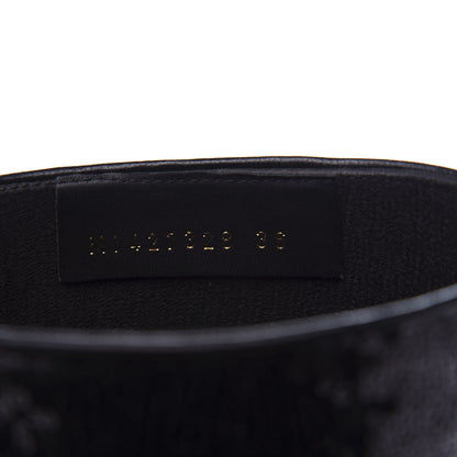 Saint Laurent Rubber Sequin Rain Boots 36 Black 9 of 10