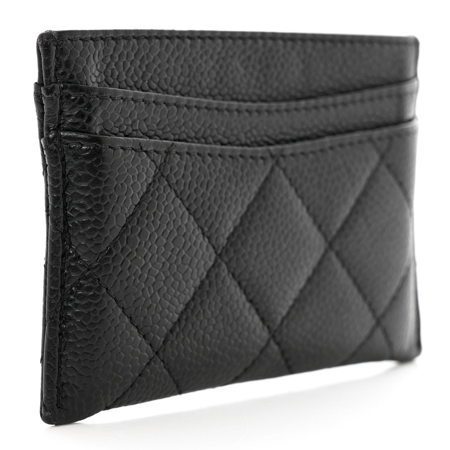 Chanel Caviar Quilted Card Holder Black 3 of 8