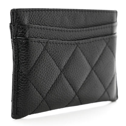 Chanel Caviar Quilted Card Holder Black 3 of 8