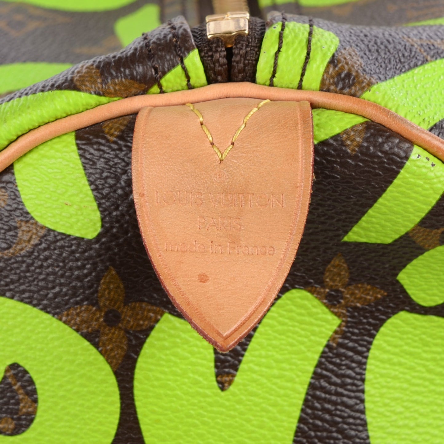 Monogram Graffiti Keepall 50 Green