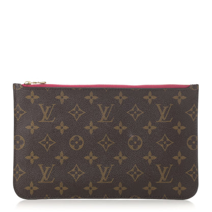 Louis Vuitton Monogram Neverfull MM GM Pochette Pivoine 1 of 9