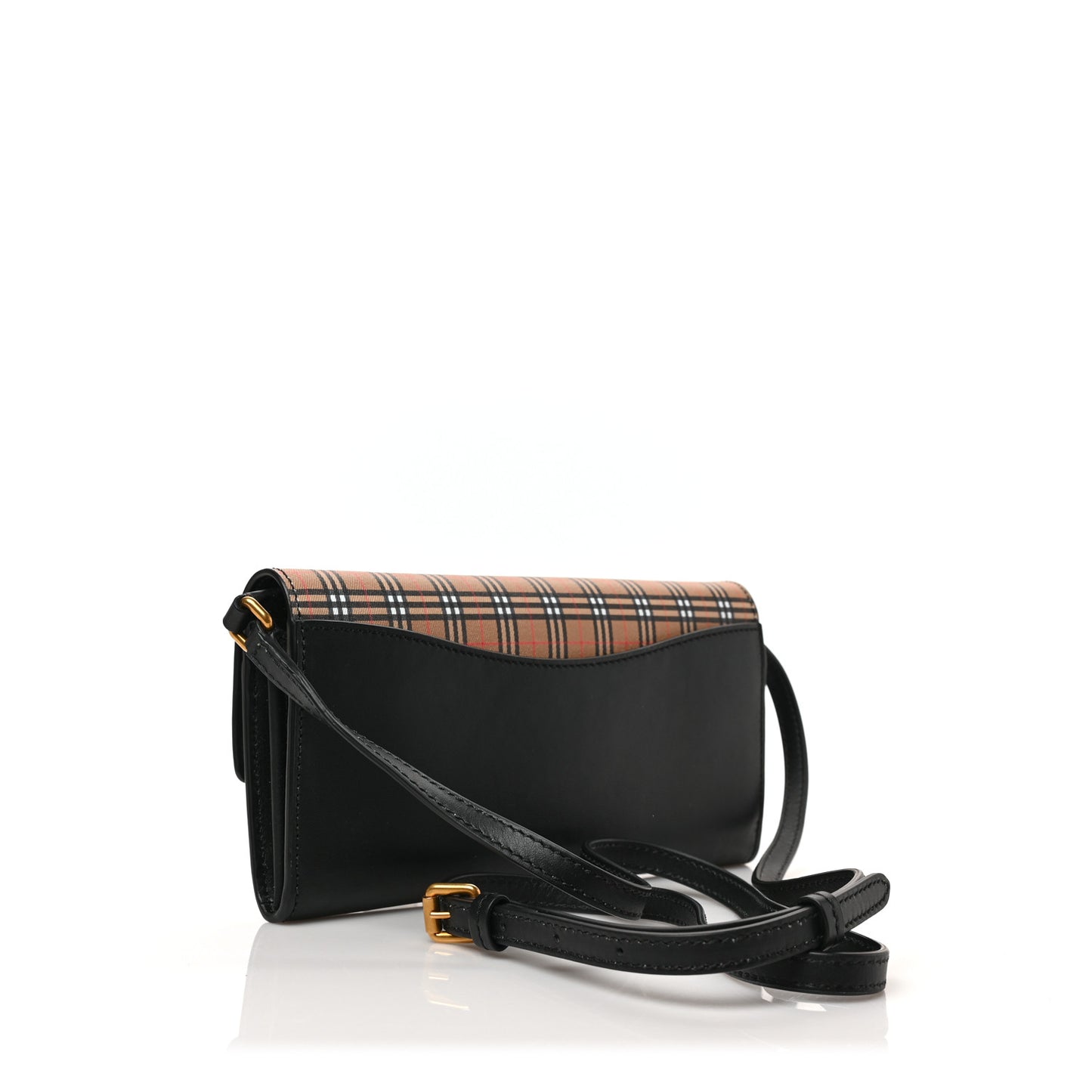 Calfskin Mini Vintage Check Henley Crossbody Antique Yellow