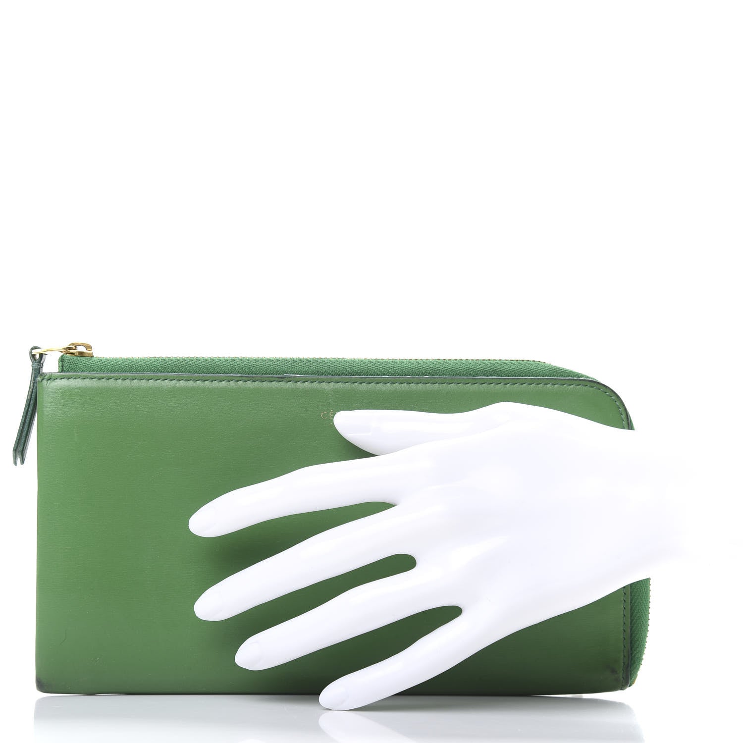 Celine Smooth Calfskin Large Half Zip Multifunction Wallet 2 of 6