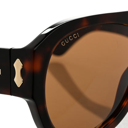 Gucci Acetate Aviator Sunglasses GG0668S Havana 7 of 8