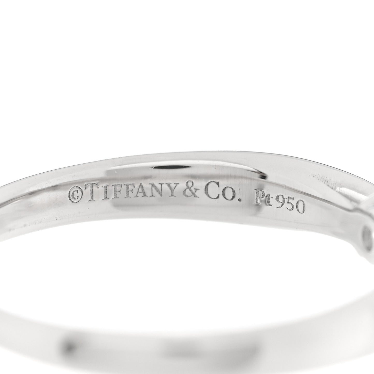Platinum Diamond .21ct Harmony Solitaire Engagement Ring 51 5.75