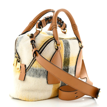 Chloe Calfskin Wool Medium Daria Tan Multicolor 3 of 10
