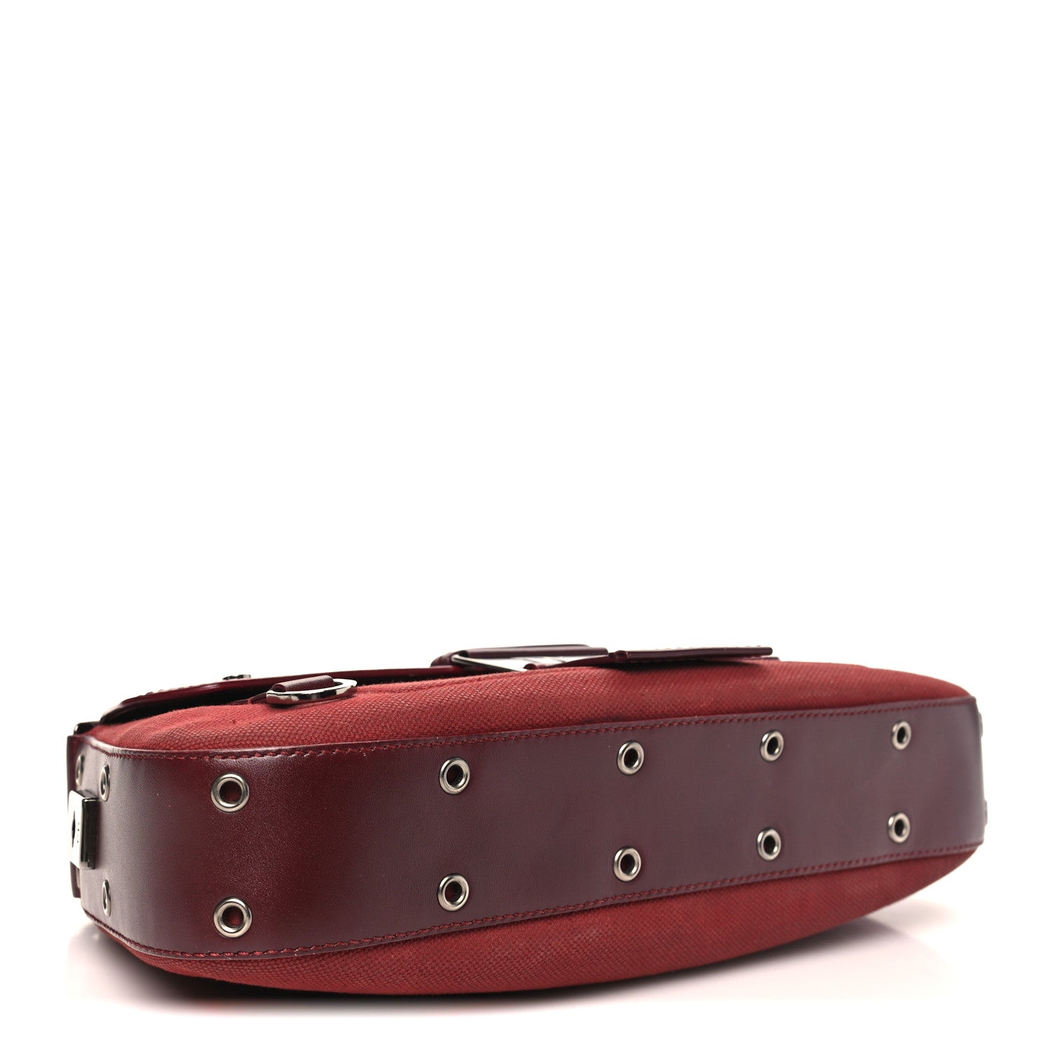 Christian Dior Canvas Calfskin Street Chic Columbus Ave Burgundy 4 of 12