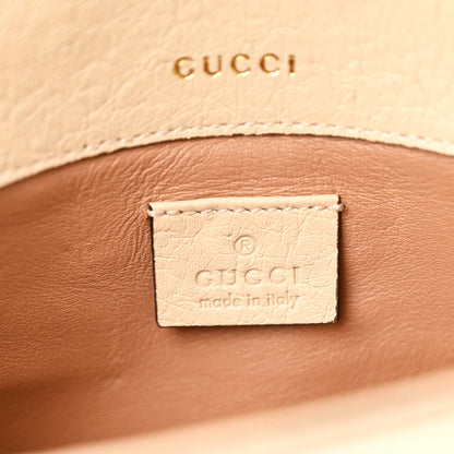 Gucci Ostrich Medium Horsebit 1955 Shoulder Bag White 6 of 12