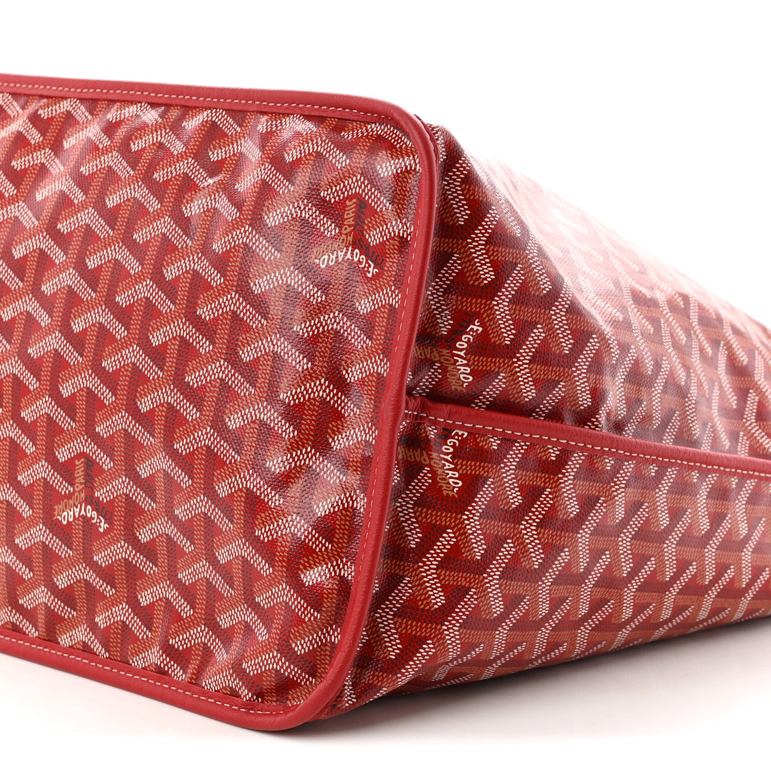 Goyard Goyardine Reversible Anjou GM Red 18 of 18
