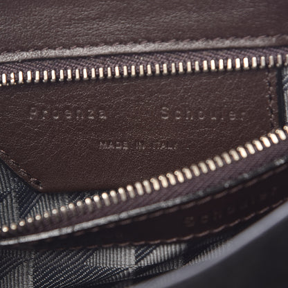 Proenza Schouler Suede Fringed PS1 Crossbody Pouch Black 7 of 10
