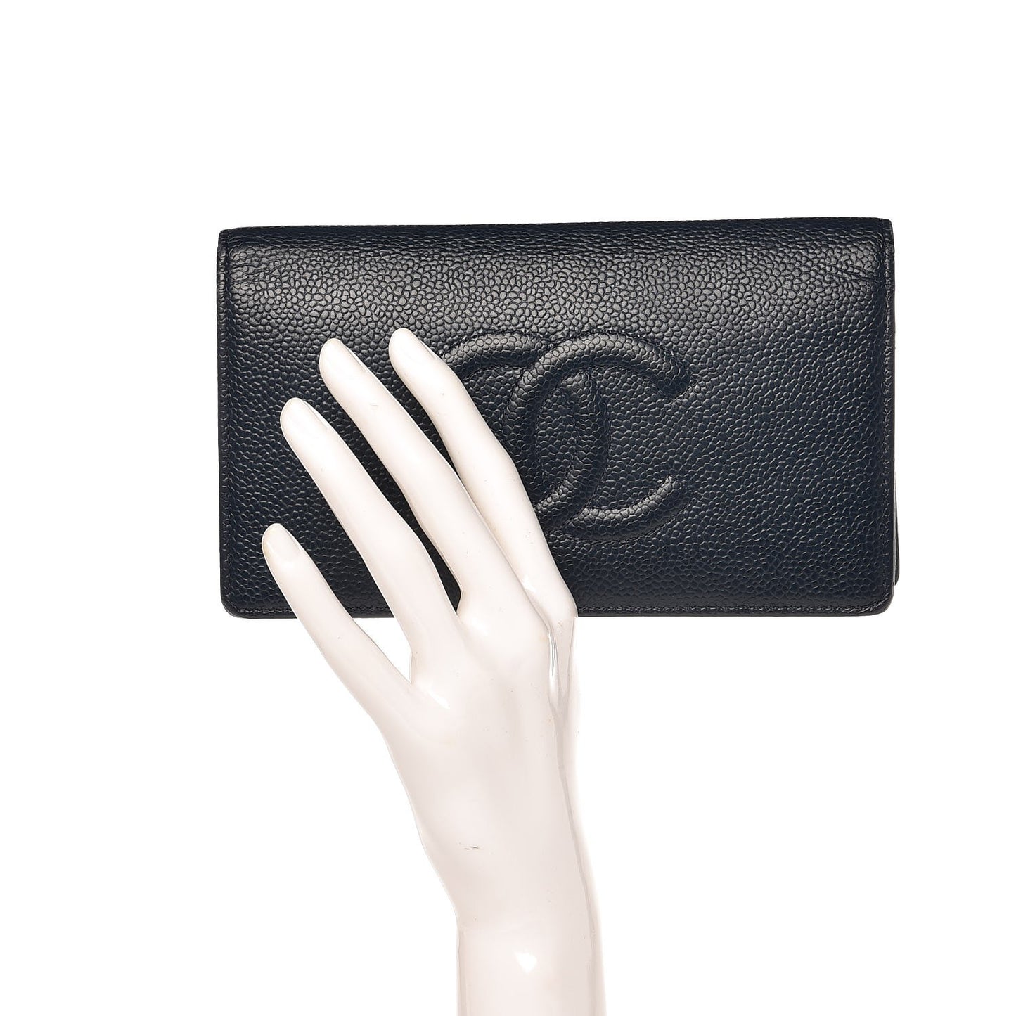 Caviar Timeless CC Yen Wallet Navy