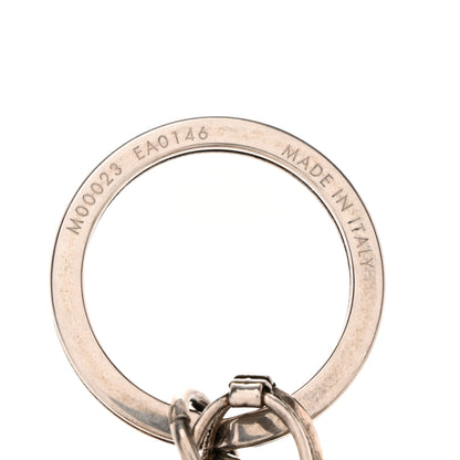 Louis Vuitton Brushed Palladium The Keepall Key Holder Bag Charm 3 of 5
