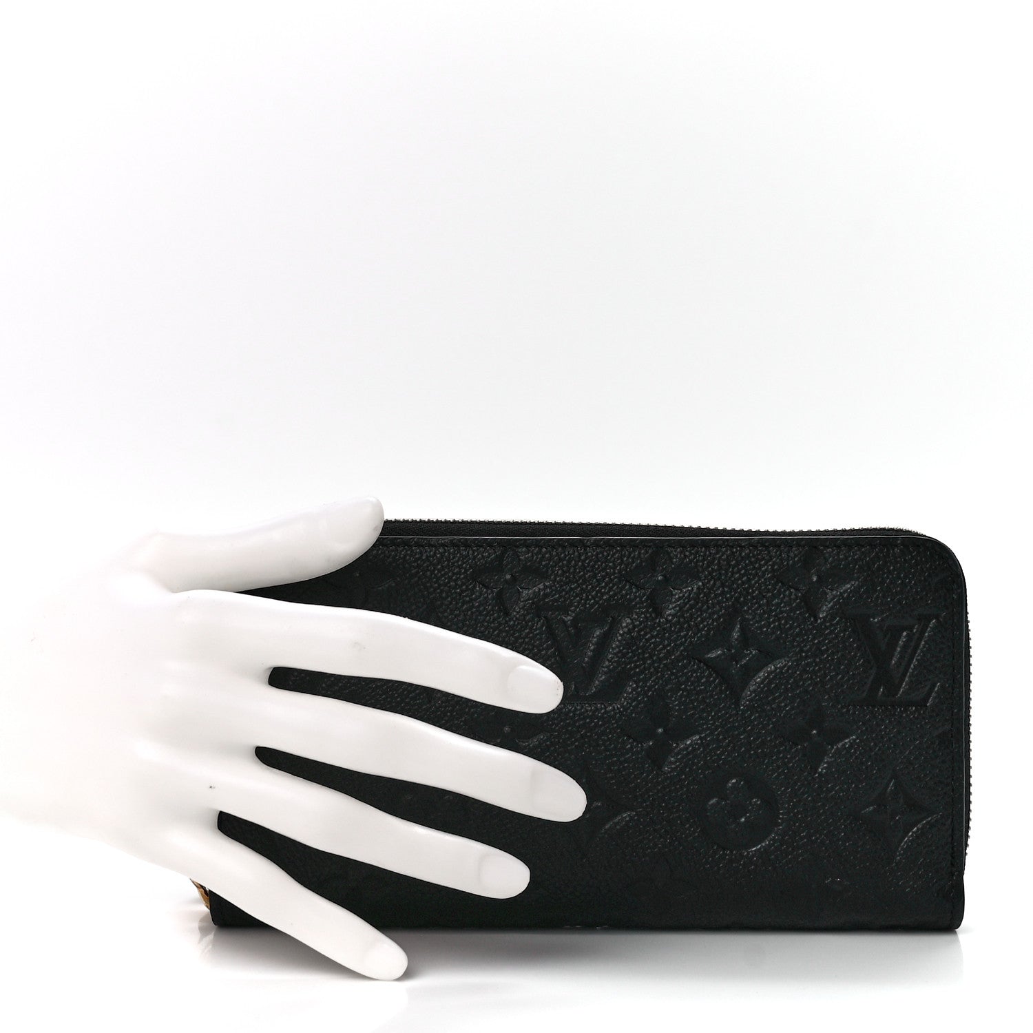 Louis Vuitton Empreinte Zippy Wallet Black 2 of 11