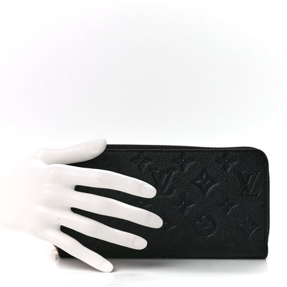 Louis Vuitton Empreinte Zippy Wallet Black 2 of 11
