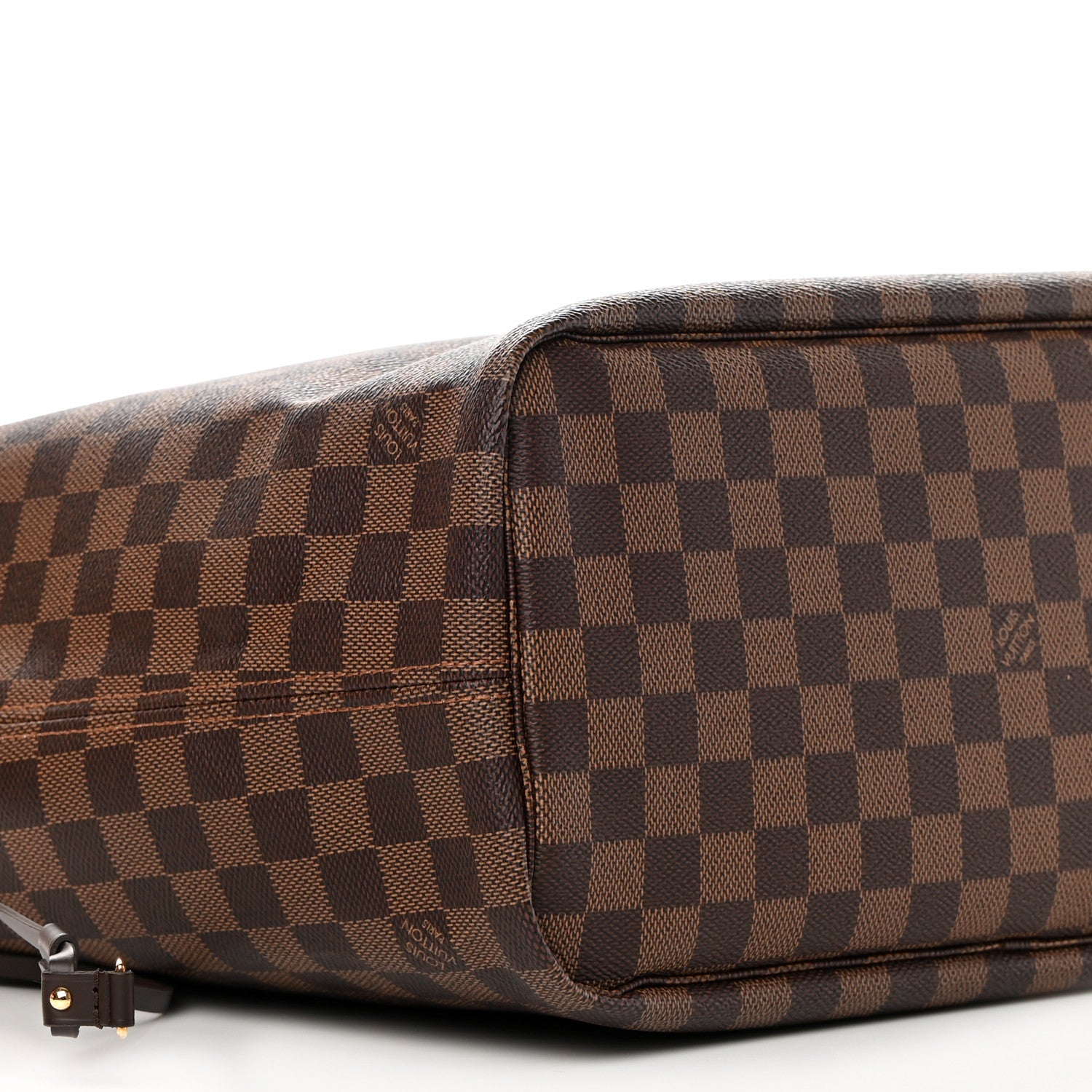 Louis Vuitton Damier Ebene Neo Neverfull MM Rose Ballerine 8 of 11