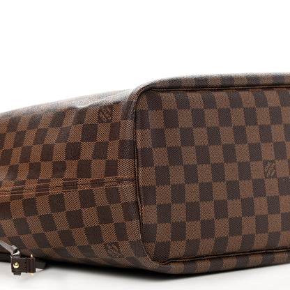 Louis Vuitton Damier Ebene Neo Neverfull MM Rose Ballerine 8 of 11
