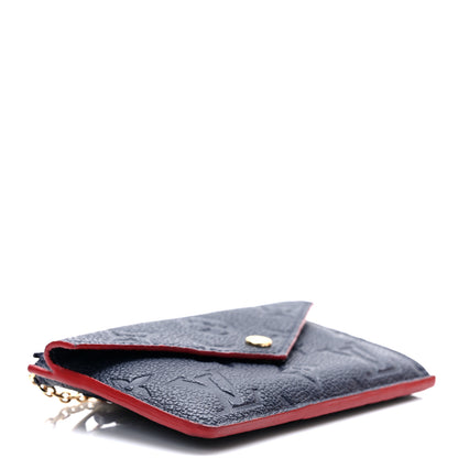Louis Vuitton Empreinte Recto Verso Card Holder Marine Rouge 4 of 7
