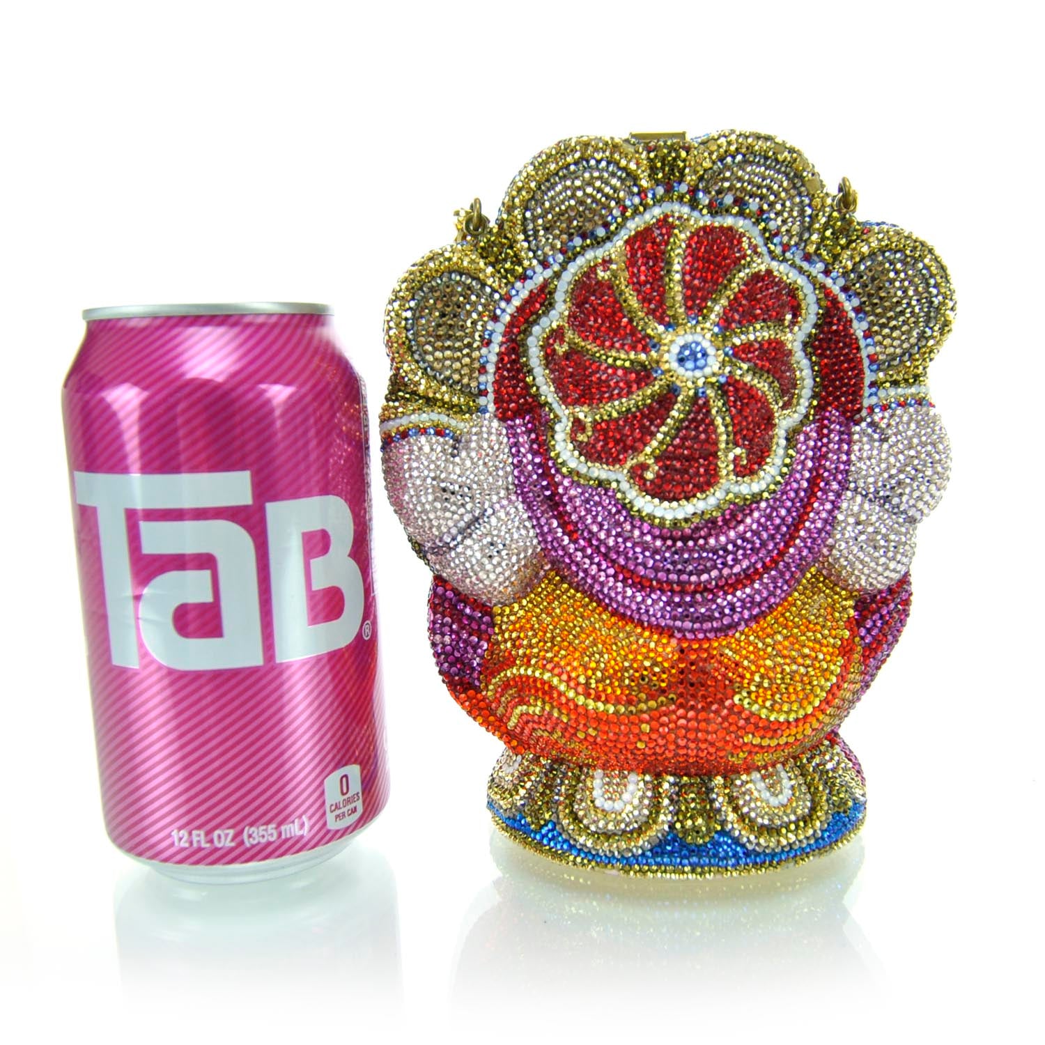 Judith Leiber Austrian Crystal Ganesh Elephant Minaudiere Clutch 2 of 10