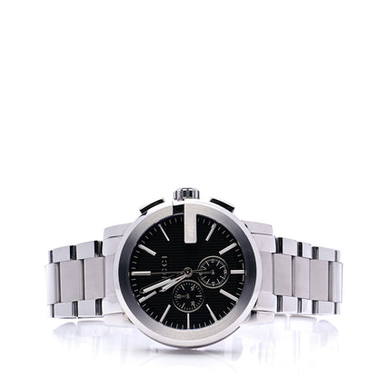 Gucci Stainless Steel 44mm G-Chrono Quartz Watch Black 2 of 7
