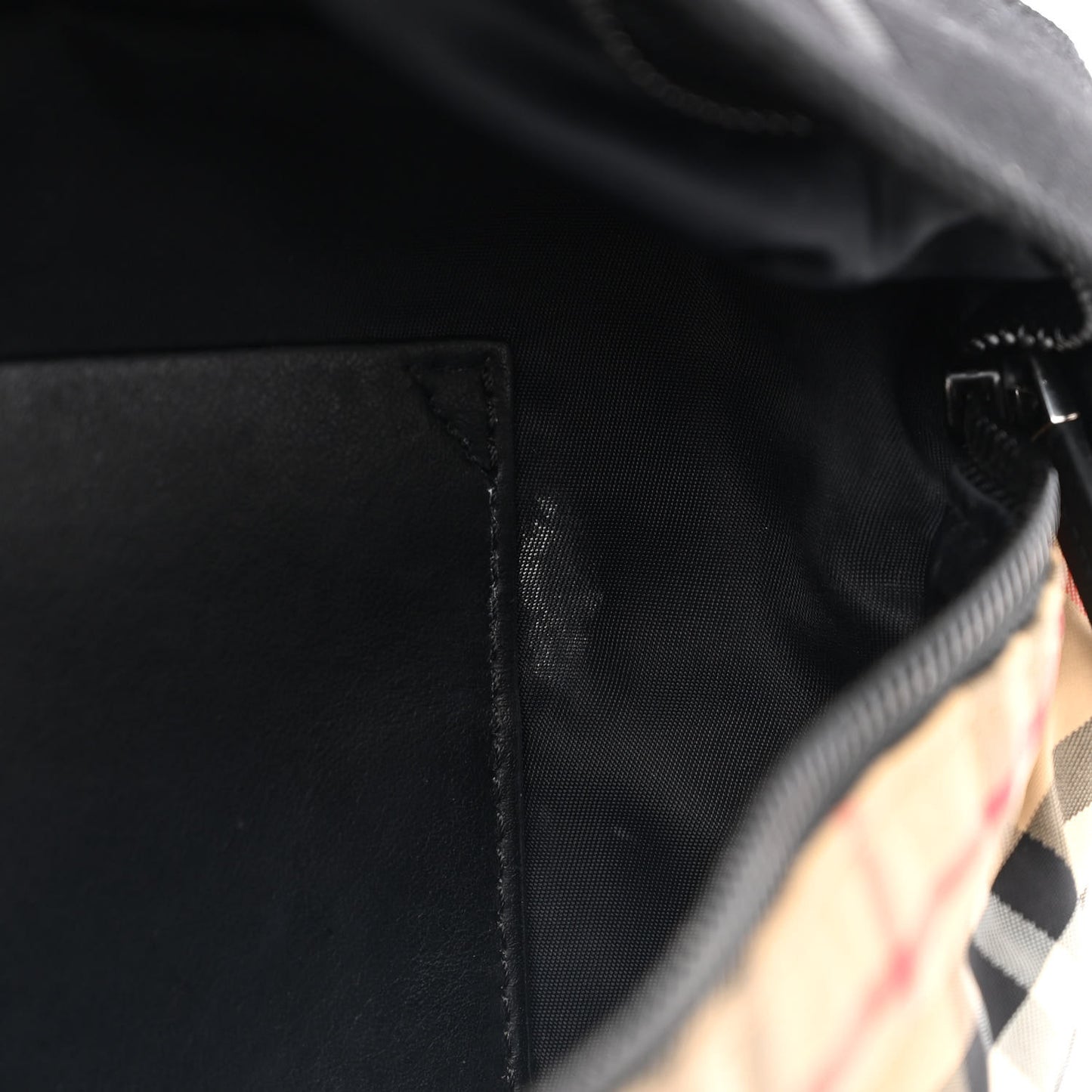 Nylon Vintage Check Sonny Bum Bag Archive Beige Black