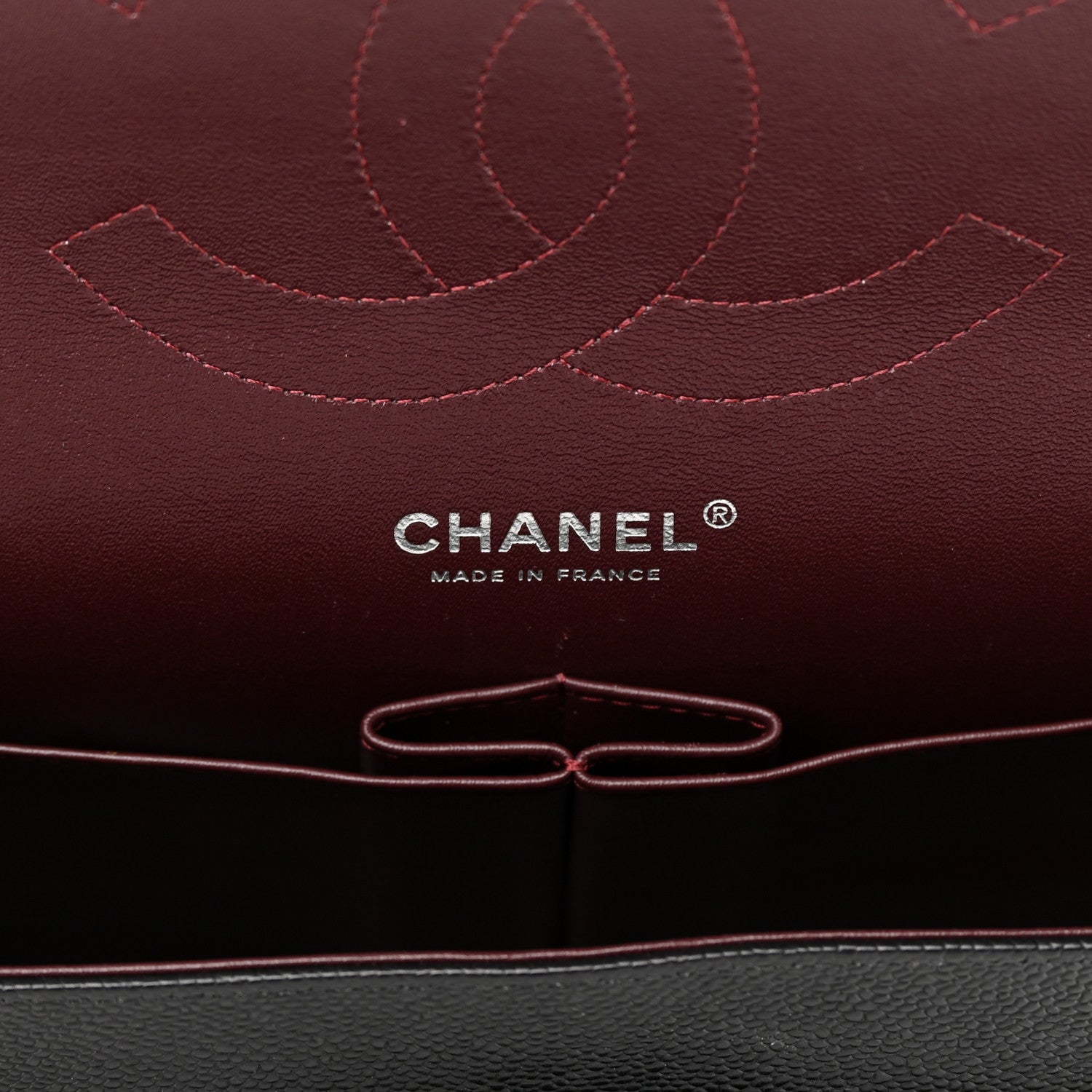 Chanel Caviar Quilted Jumbo Double Flap Black 6 of 14