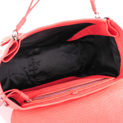 3.1 Phillip Lim 3.1 Textured Calfskin Medium Pashli Satchel Coral 5 of 8