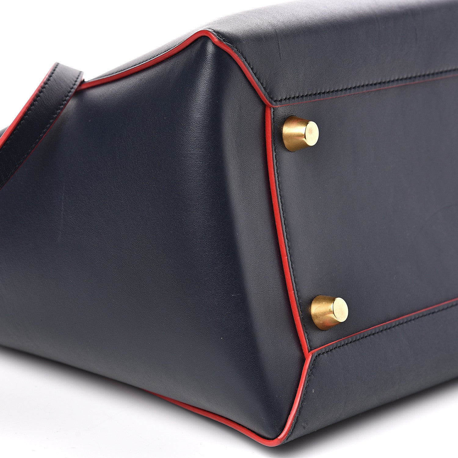 Celine Satin Calfskin Mini Belt Bag Navy Blue 9 of 11