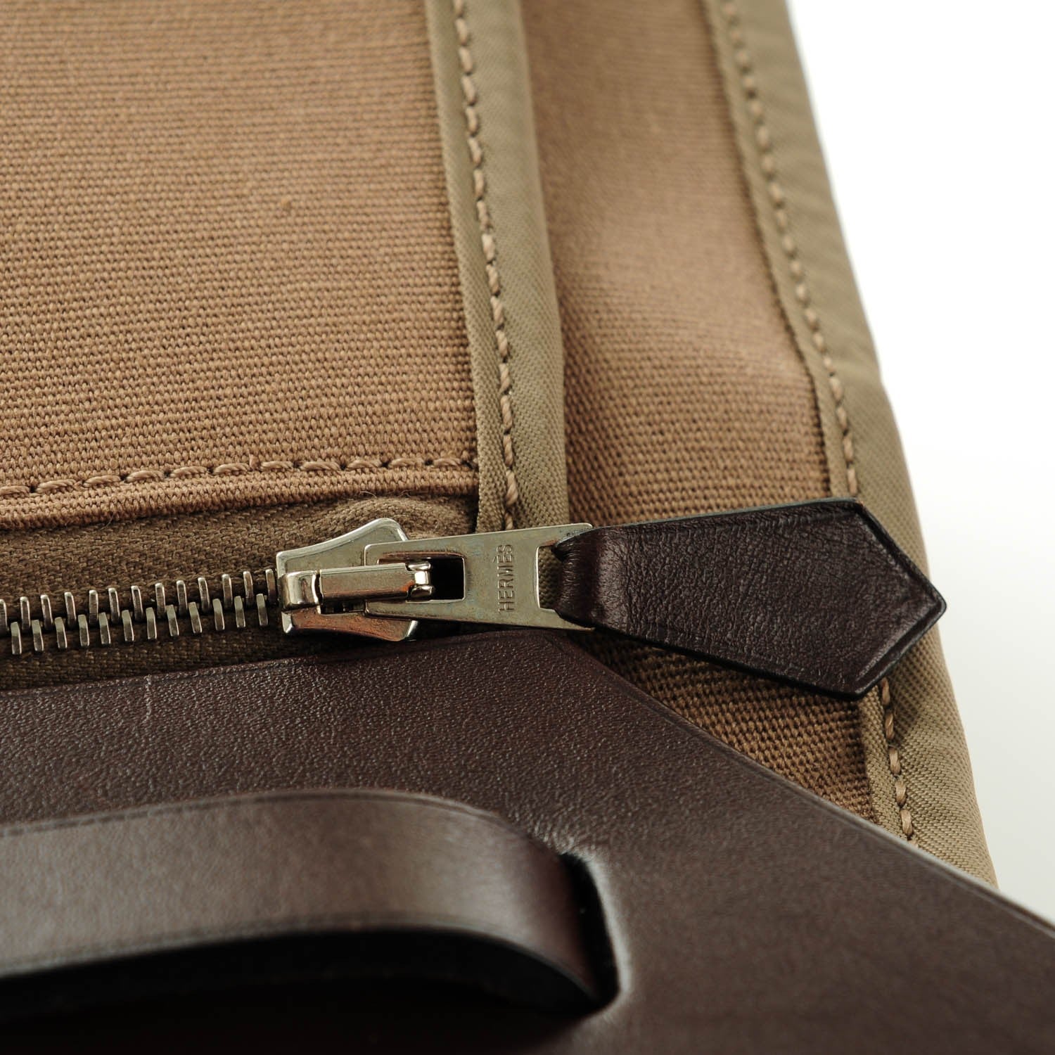 Hermes Toile Vache Hunter Herbag Zip 39 MM Etoupe Ebene 11 of 12