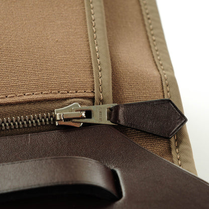 Hermes Toile Vache Hunter Herbag Zip 39 MM Etoupe Ebene 11 of 12