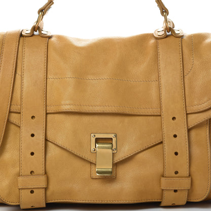 Proenza Schouler Lambskin Medium PS1 Satchel Mustard 9 of 14