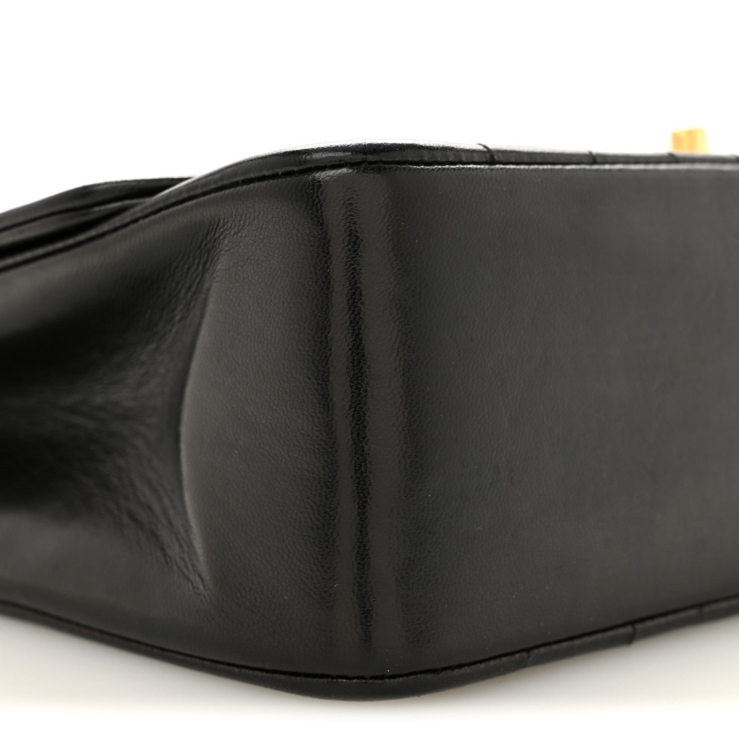 Chanel Lambskin Quilted Medium Single Flap Black 9 of 11