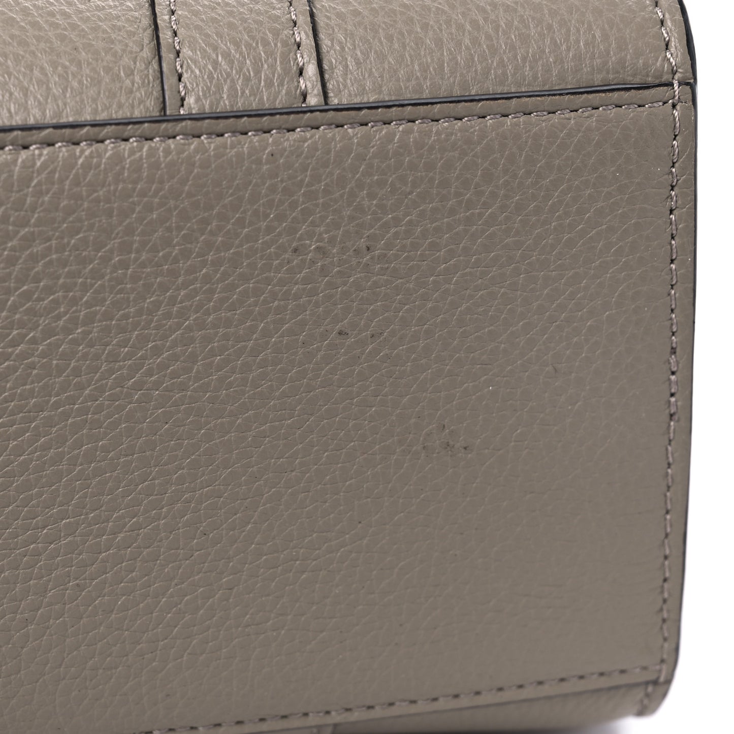 Small Classic Grain Mini Zipped Bayswater Solid Grey
