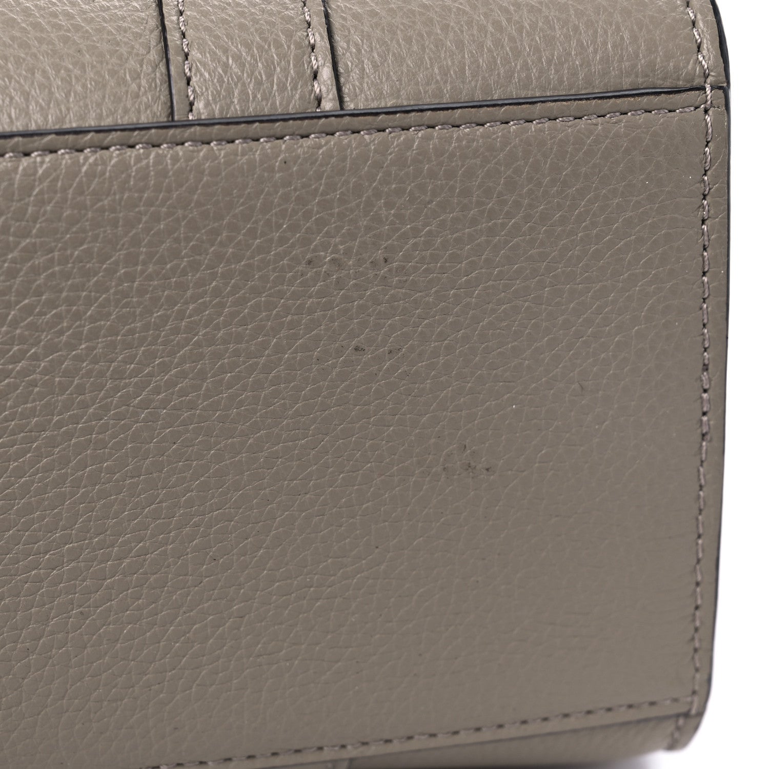 Mulberry Small Classic Grain Mini Zipped Bayswater Solid Grey 10 of 10