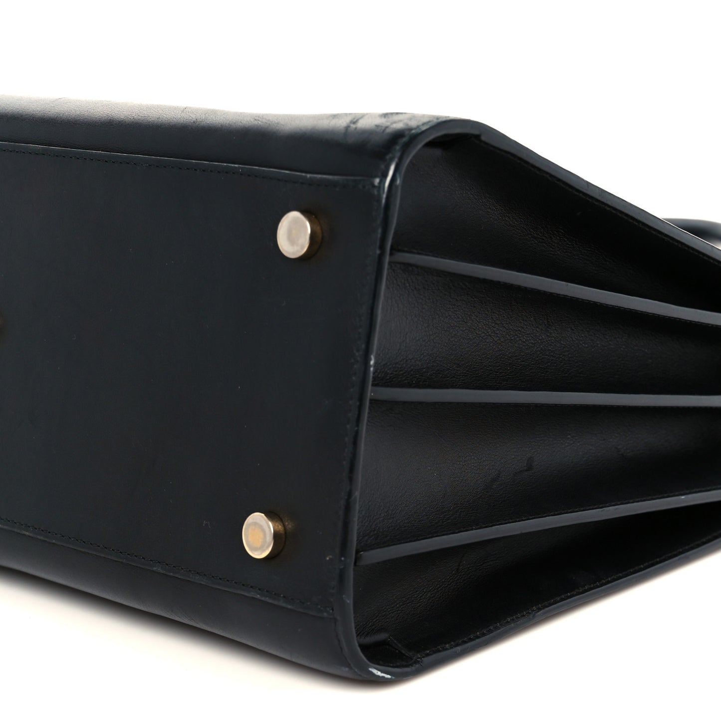 Smooth Calfskin Small Sac De Jour Black