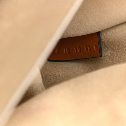Chloe Suede Smooth Calfskin Drew Shoulder Bag Caramel 7 of 13