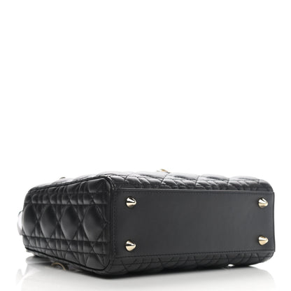 Christian Dior Lambskin Cannage Small My ABCDior Lady Dior Black 4 of 10