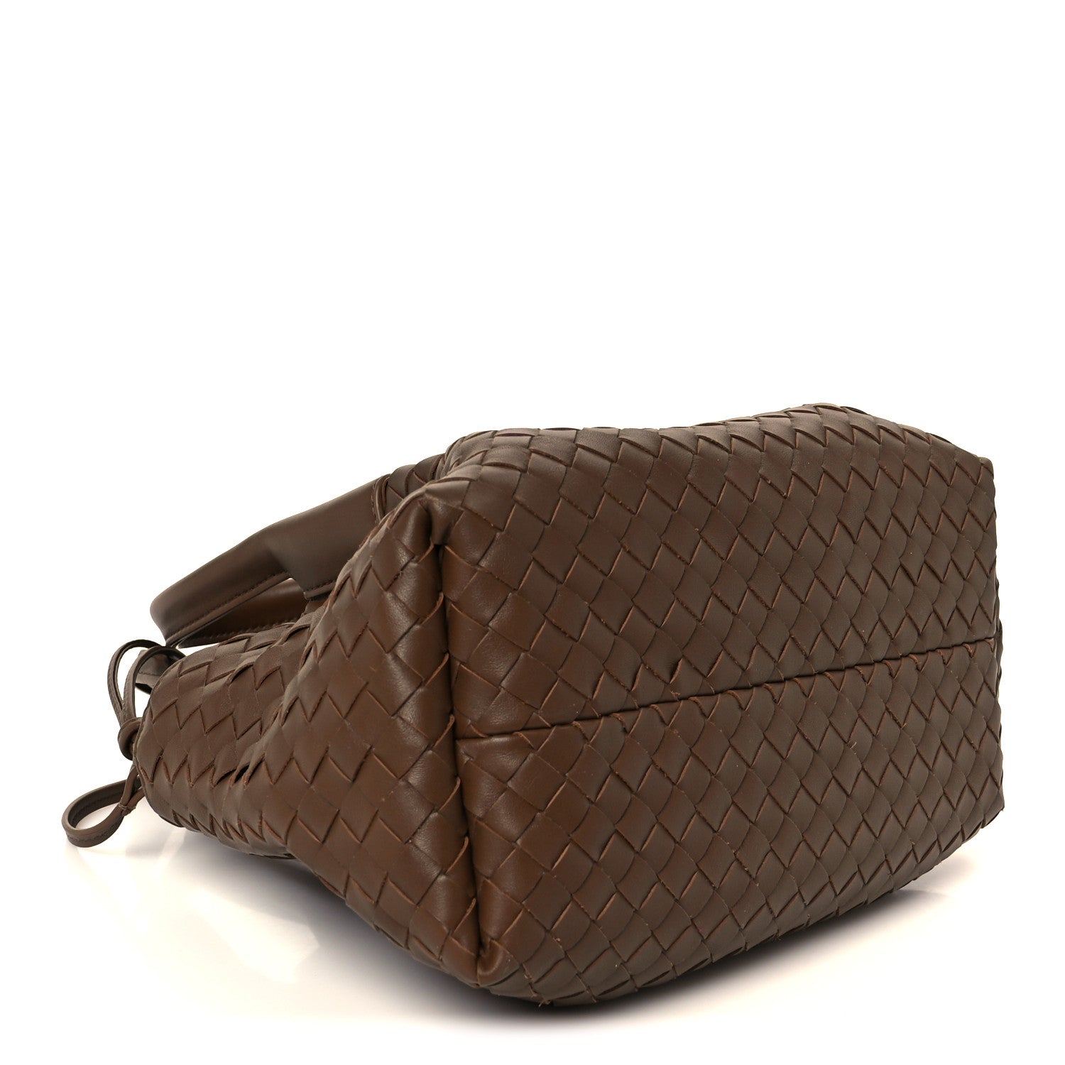 Bottega Veneta Calfskin Intrecciato Small Pinacoteca Tote Nocciola Amber 5 of 10