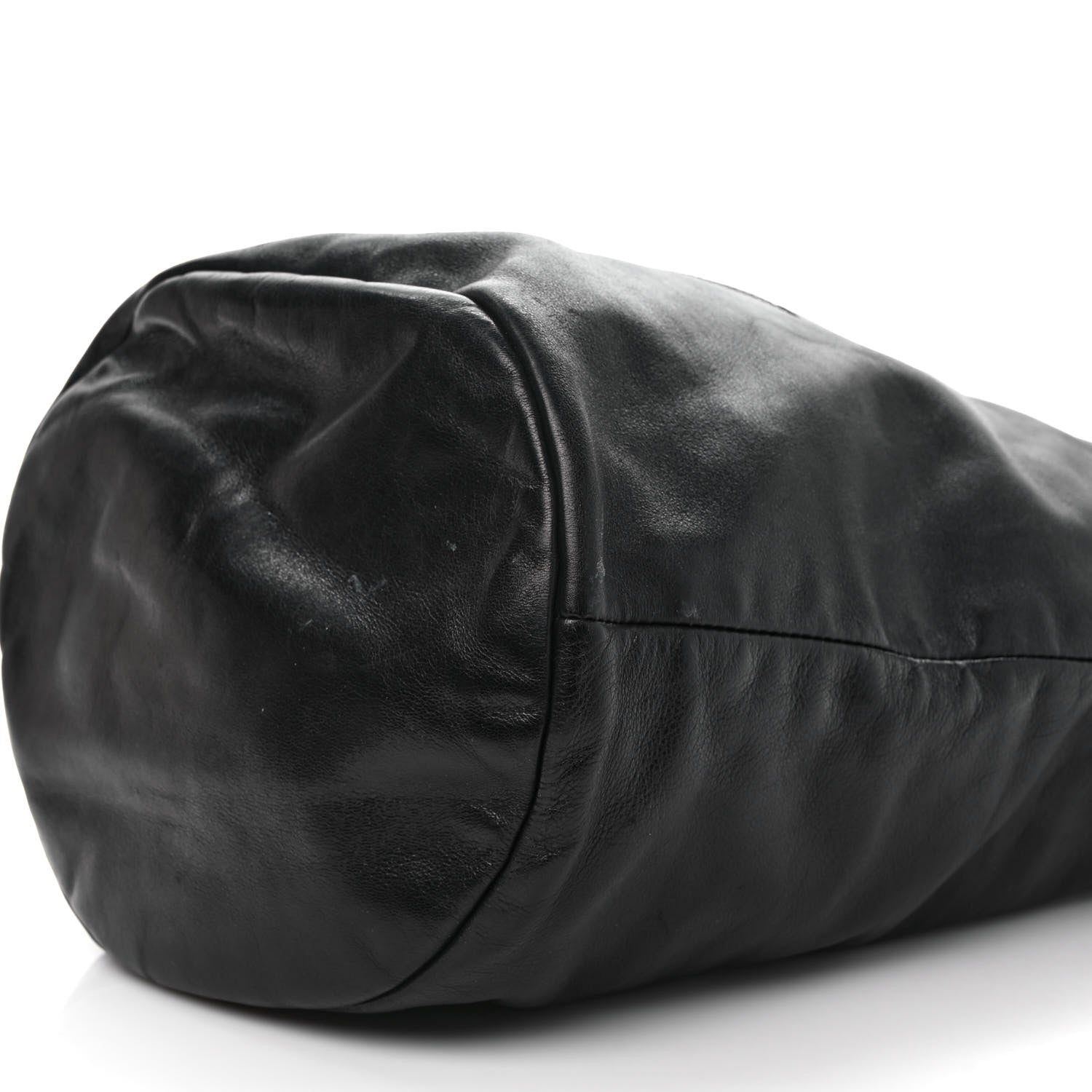 Chanel Calfskin CC Bucket Bag Black 9 of 12