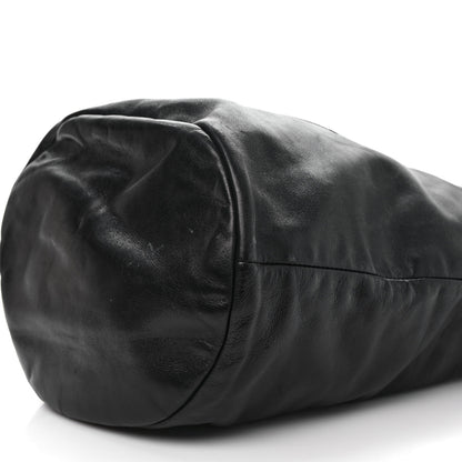 Chanel Calfskin CC Bucket Bag Black 9 of 12