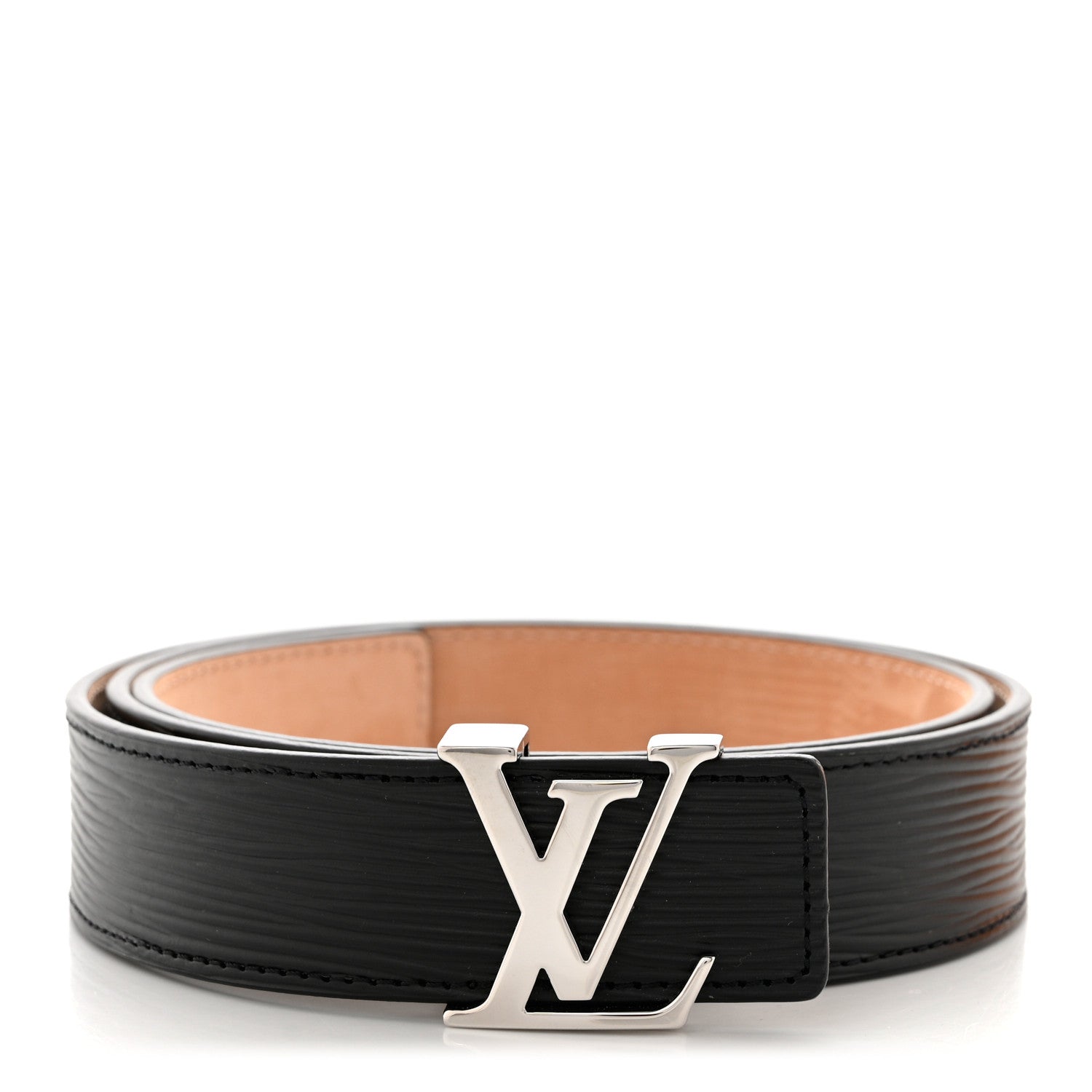 Louis Vuitton Epi 30mm LV Initiales Belt 85 34 Black 1 of 6