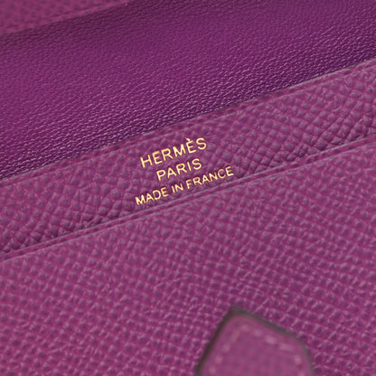 Hermes Epsom Bearn Card Holder Wallet Anemone 6 of 9