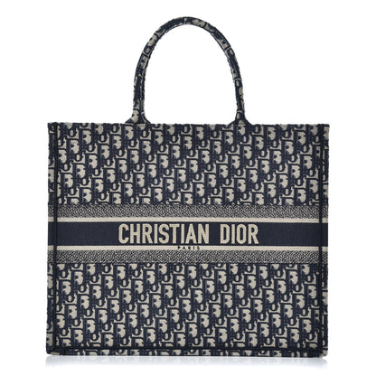 Christian Dior Oblique Book Tote Blue Multicolor 1 of 8