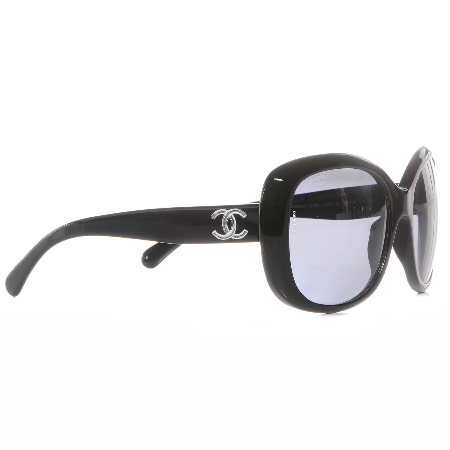Chanel CC Logo Sunglasses 5183 Black 4 of 7