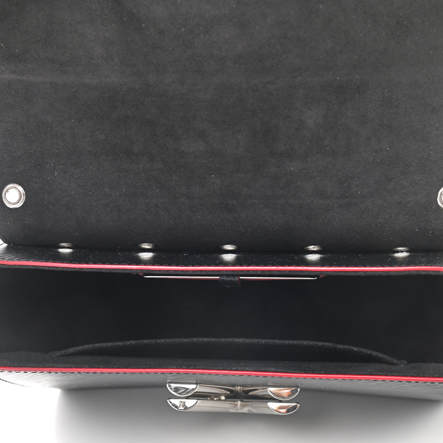Louis Vuitton Epi Studded Twist Shoulder Bag MM Black 5 of 8