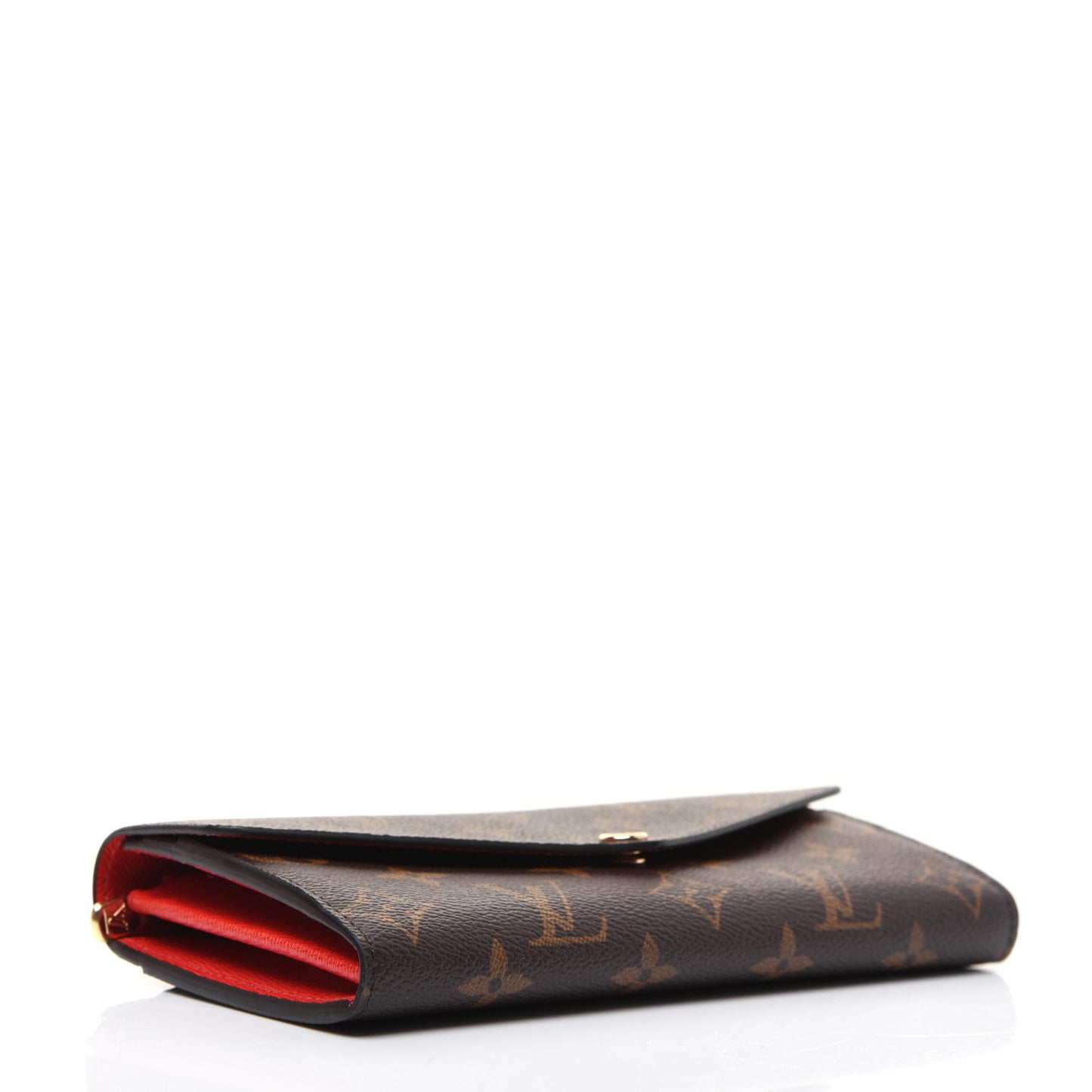 Monogram Sarah Wallet NM Coquelicot