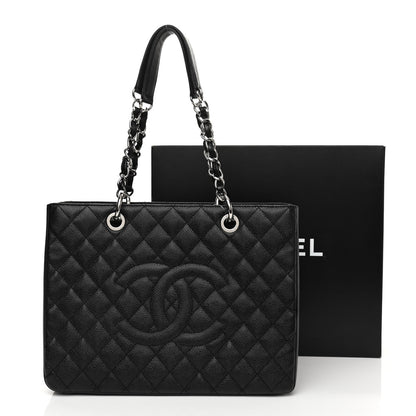 Chanel Caviar Quilted Grand Shopping Tote GST Black 11 of 11